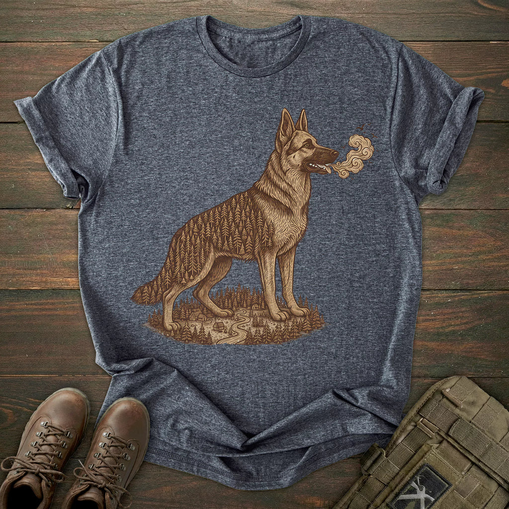 Forest German Shepherd T-shirt