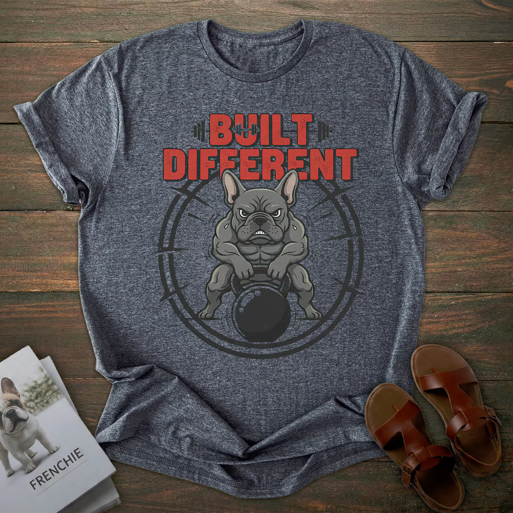 Gym French Bulldog T-shirt