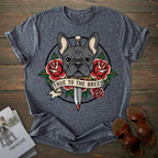 Vintage Tattoo French Bulldog T-shirt