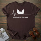 Heartbeat French Bulldog T-shirt