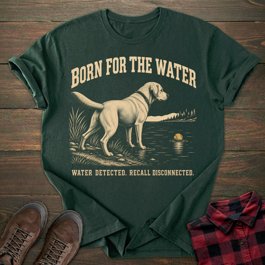 Born For The Water Labrador T-shirt