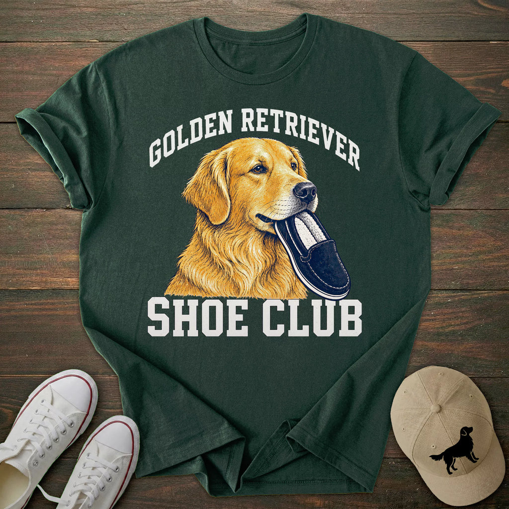 Shoe Club Golden Retriever T-shirt