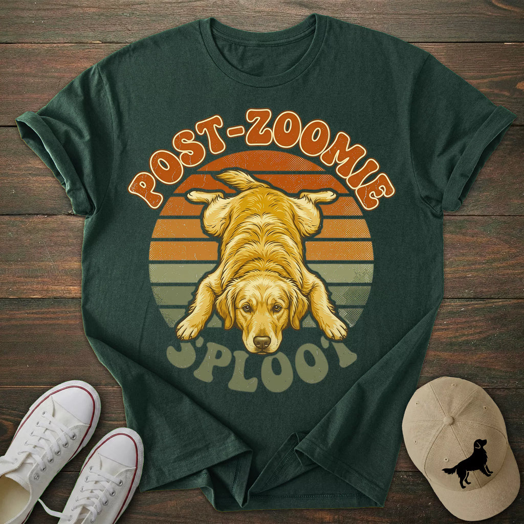 Splooting Golden Retriever T-shirt