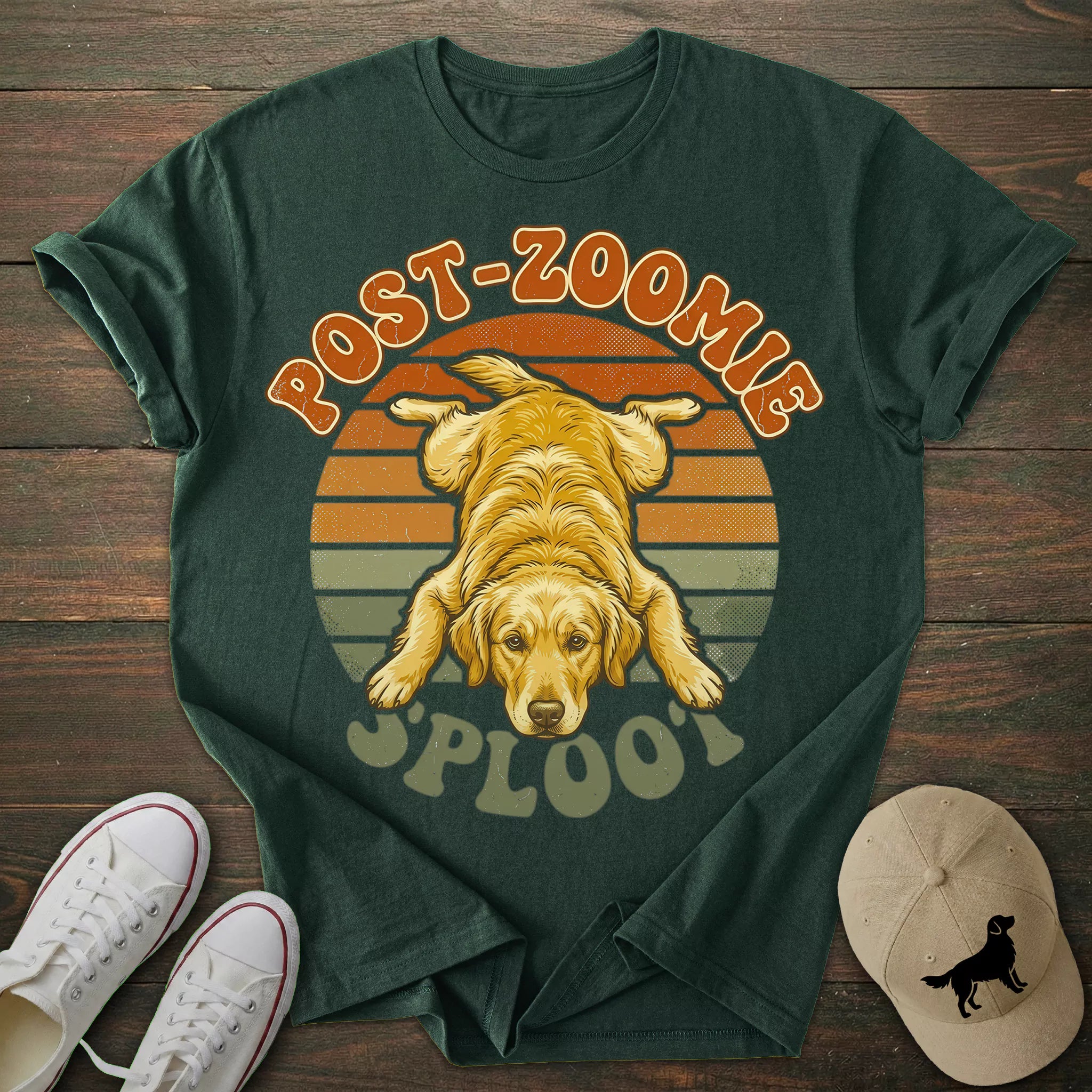 Splooting Golden Retriever T-shirt