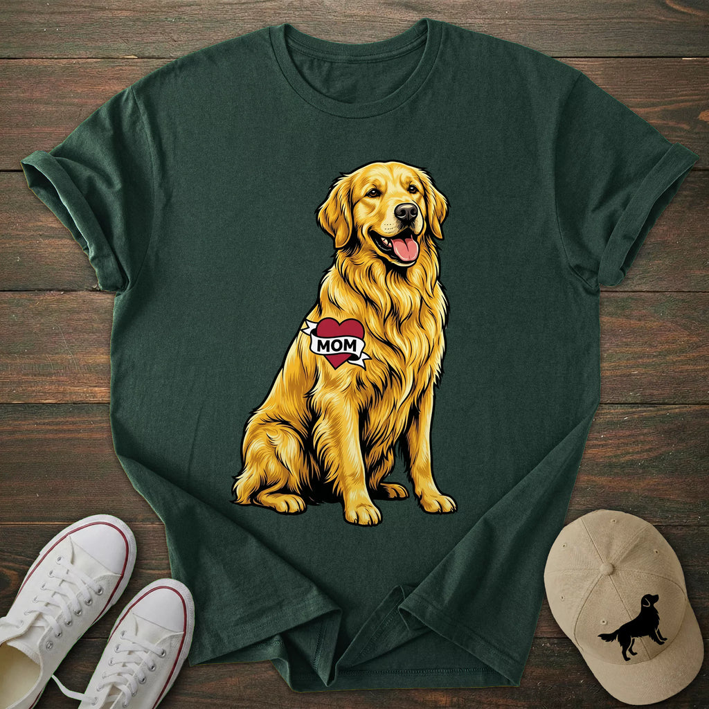 Golden Retriever Mom T-shirt