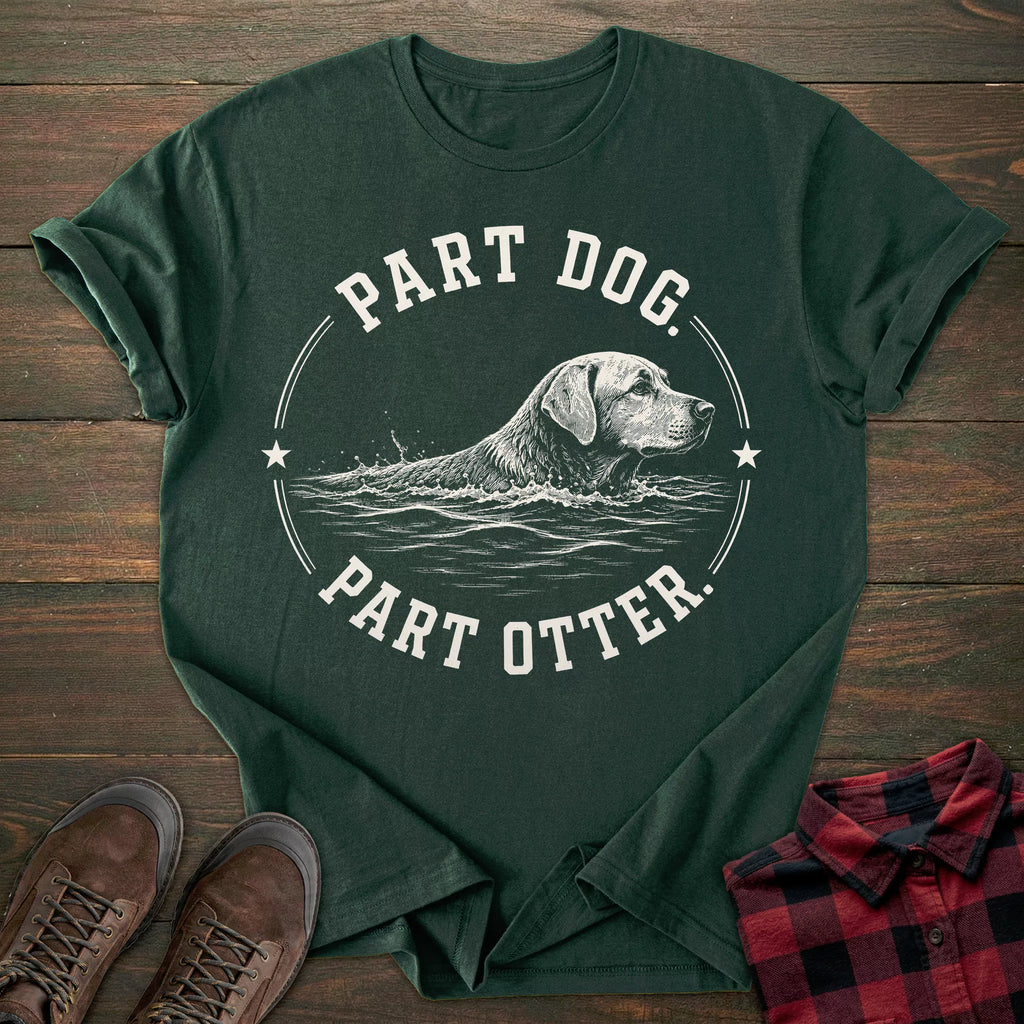 Part Dog Part Otter Labrador T-shirt