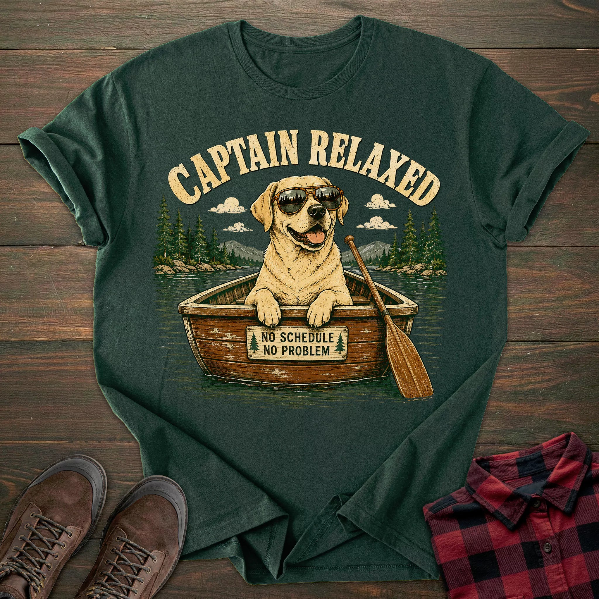 Captain Yellow Labrador T-shirt