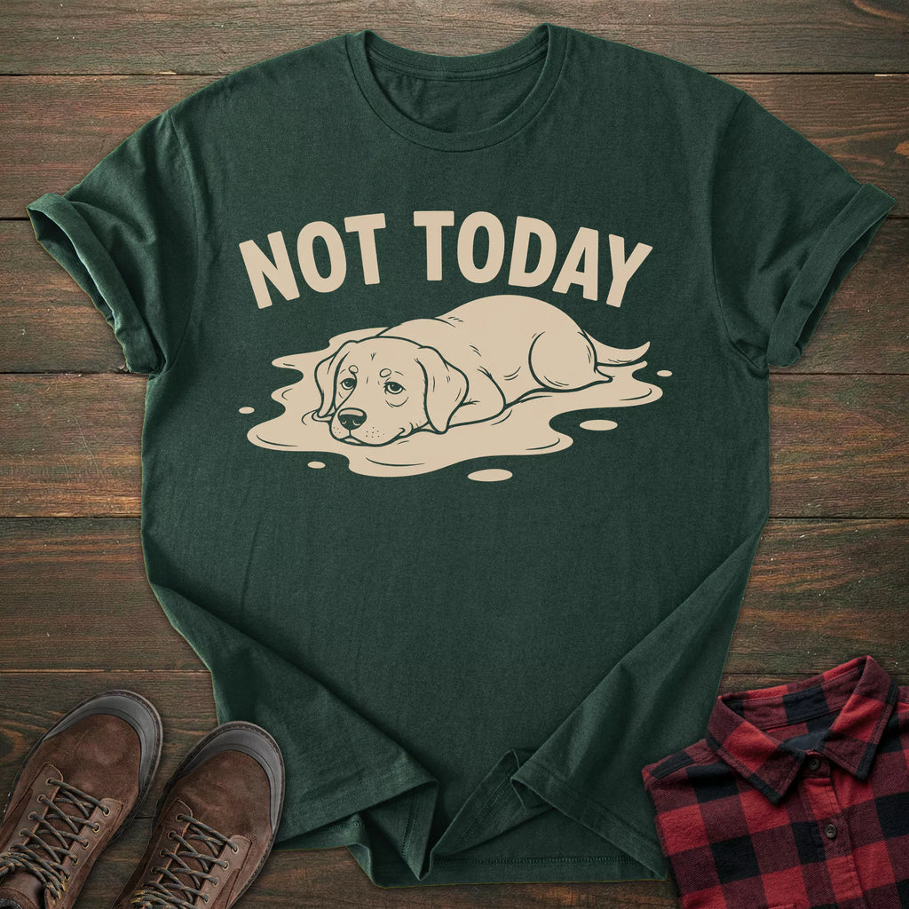 Not Today Lazy Labrador T-shirt