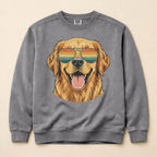 Retro Sunglasses Golden Retriever Sweatshirt