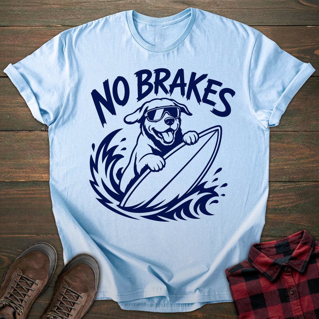 No Brakes Labrador T-shirt
