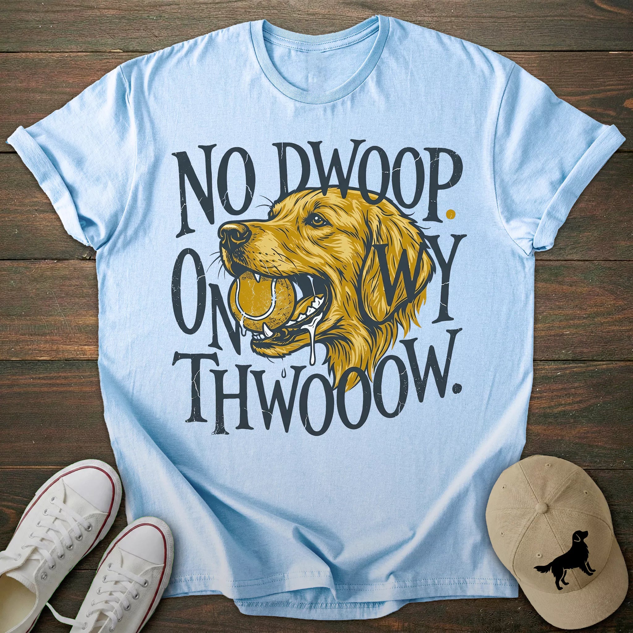 No Dwoop Golden Retriever T-shirt