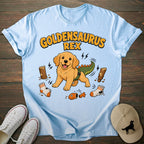 Goldensaurus Rex Golden Retriever T-shirt