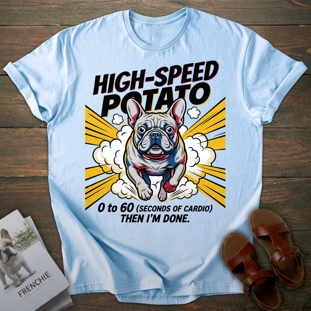 Speed Potato French Bulldog T-shirt