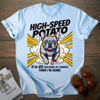 Speed Potato French Bulldog T-shirt
