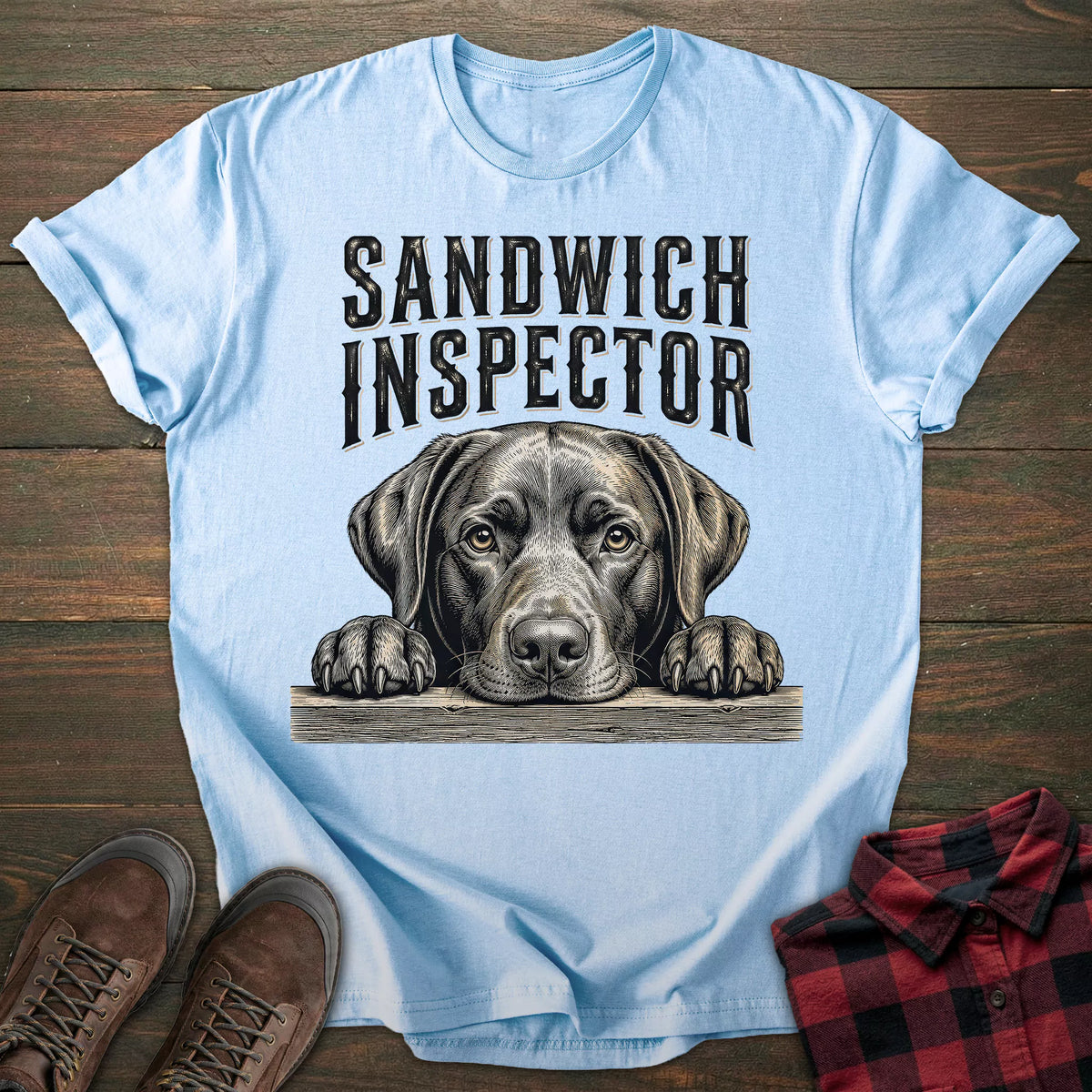 Sandwich Inspector Labrador T-shirt