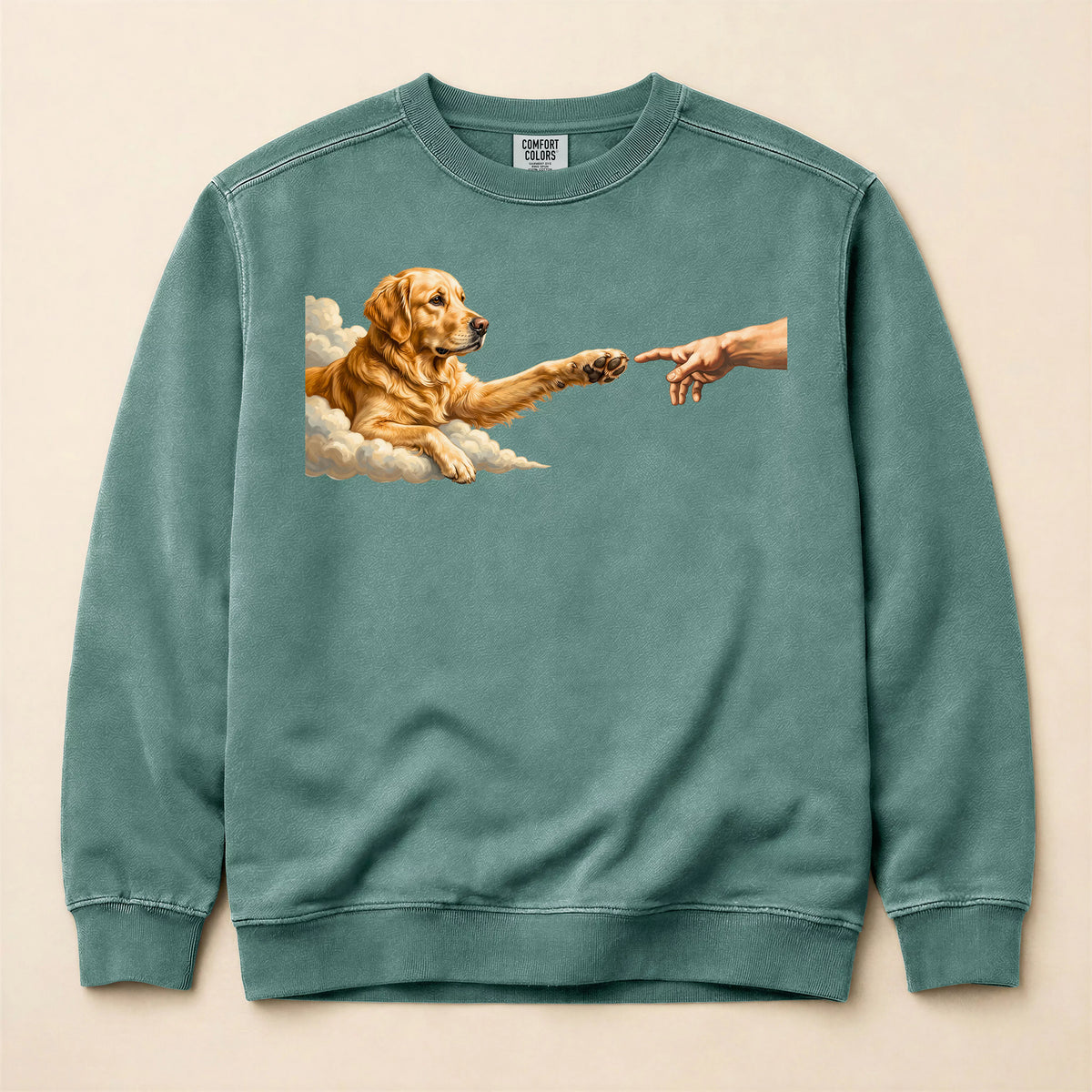 Paw Golden Retriever Sweatshirt