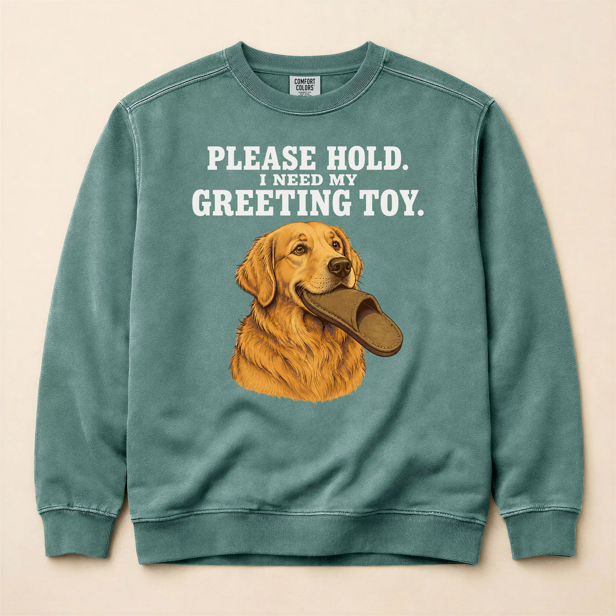 Greeting Toy Golden Retriever Sweatshirt
