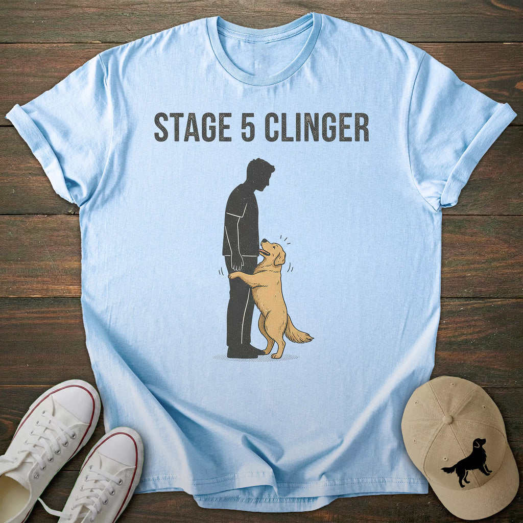 Stage 5 Clinger Golden Retriever T-shirt