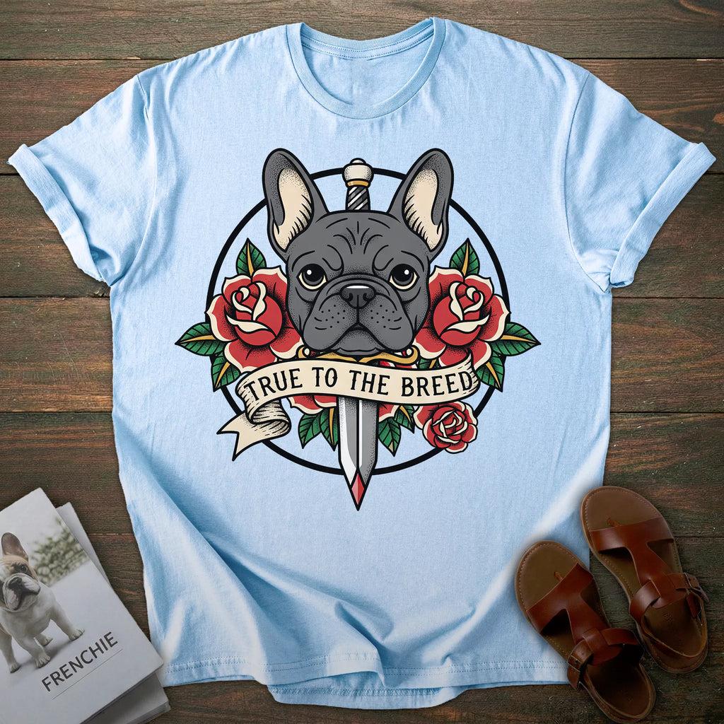 Vintage Tattoo French Bulldog T-shirt