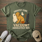Ghosts Fine Golden Retriever T-shirt