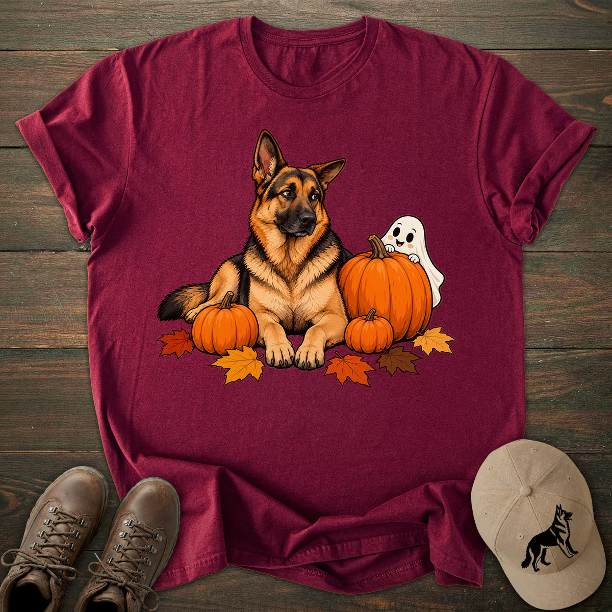 Peekaboo German Shepherd T-shirt