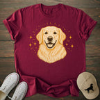 Glitter Golden Retriever T-shirt