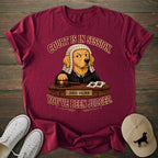 Judge Golden Retriever T-shirt