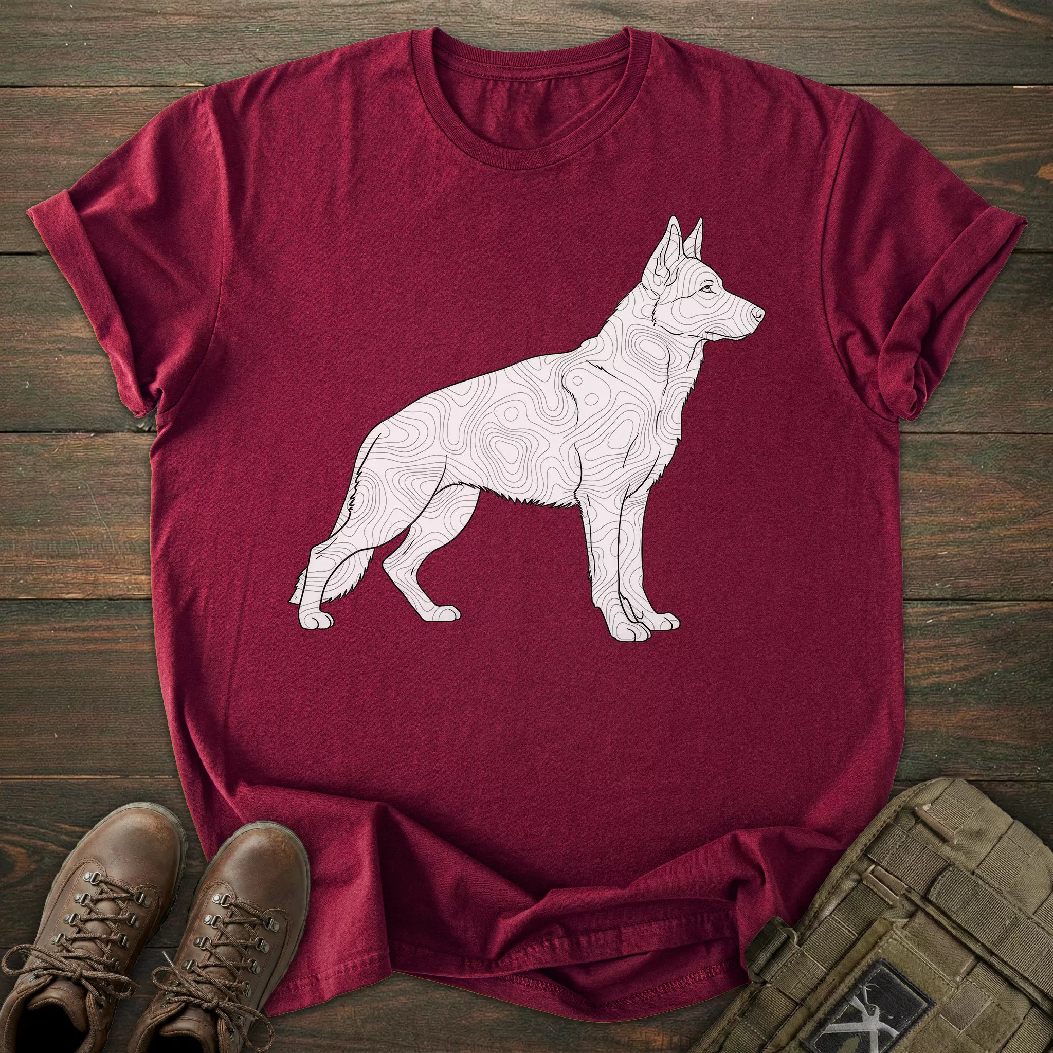 Art German Shepherd T-shirt