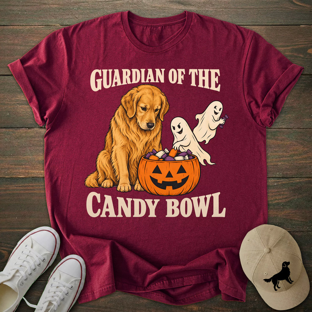 Guardian Of The Candy Golden Retriever T-shirt
