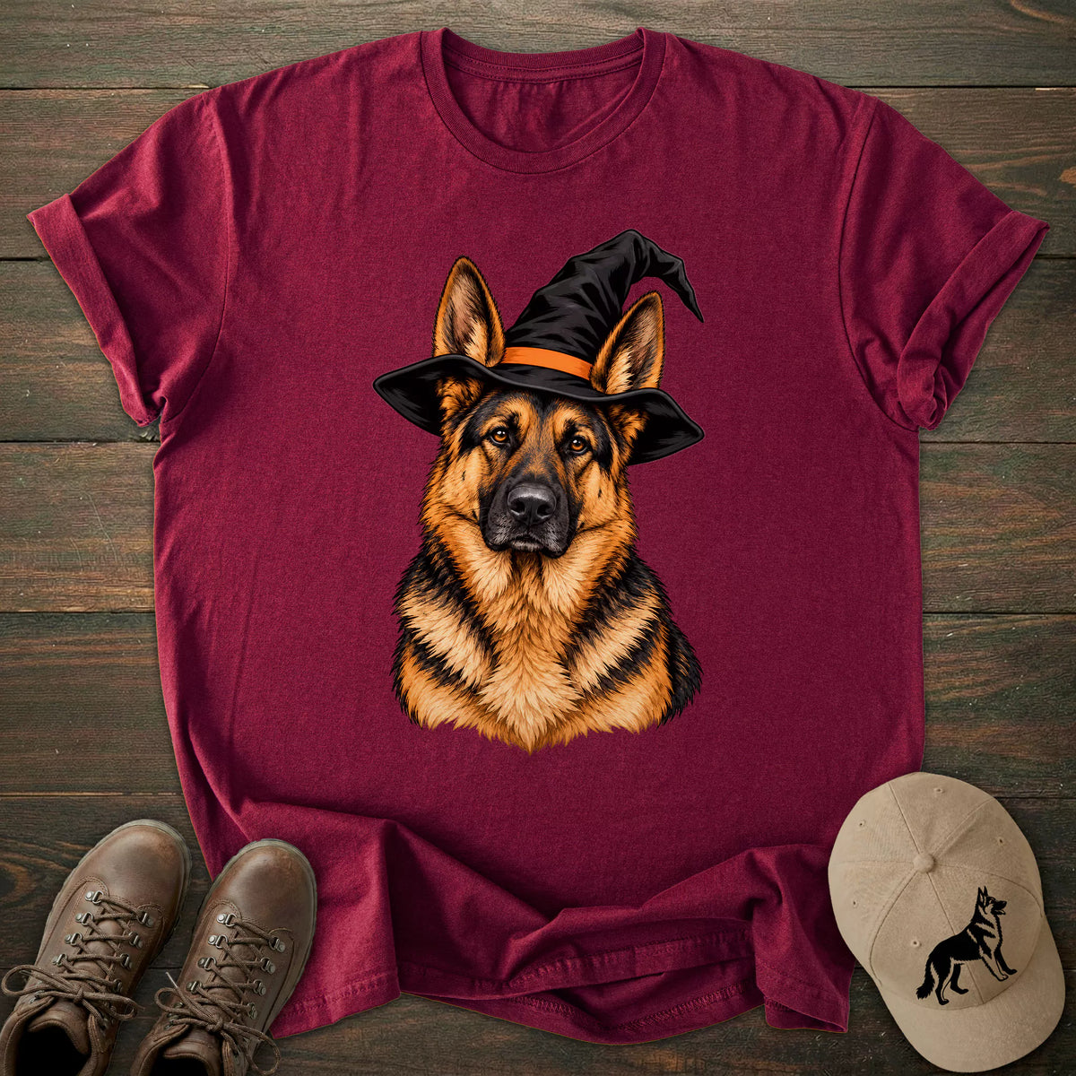 Witch German Shepherd T-shirt