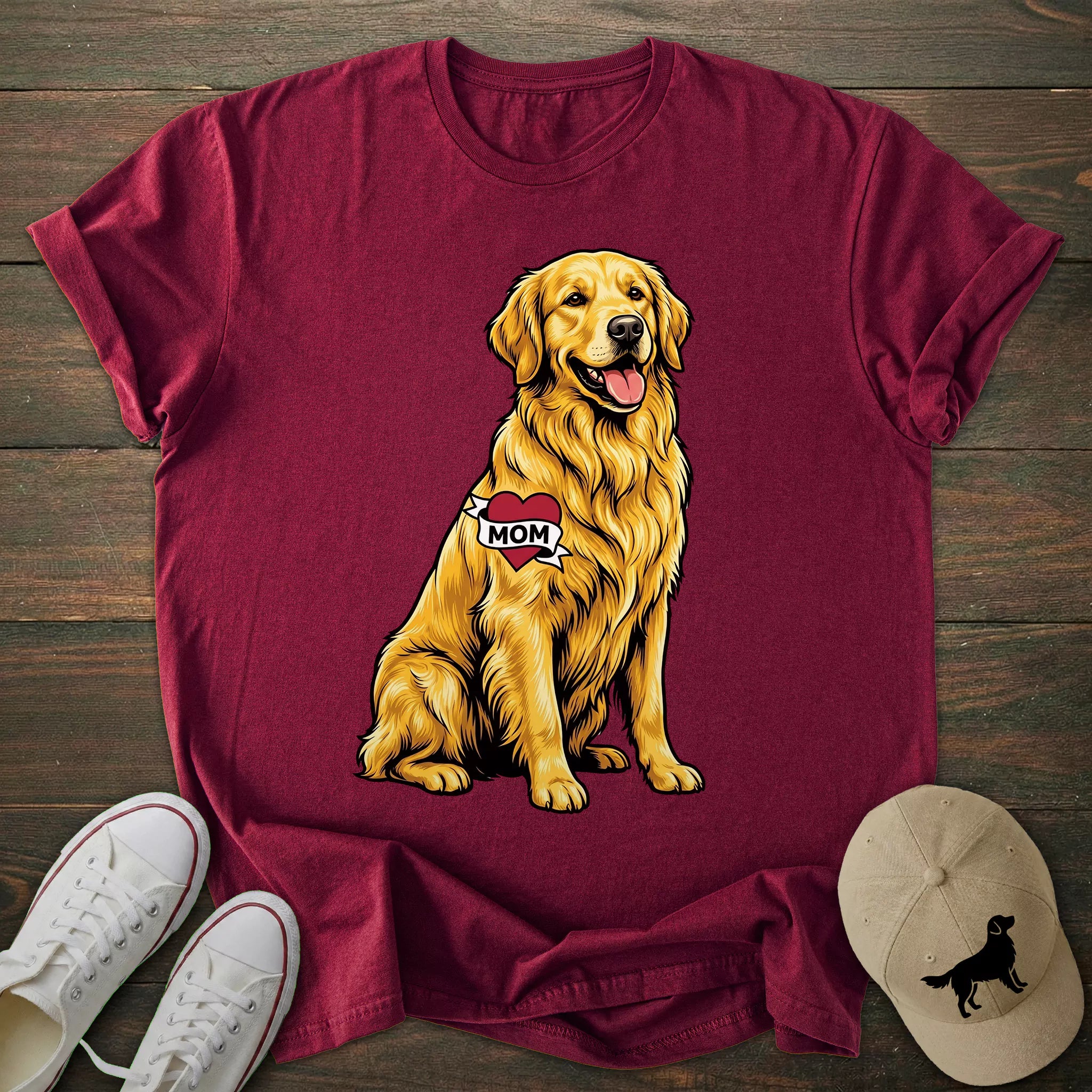 Golden Retriever Mom T-shirt