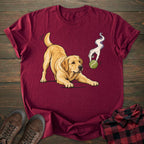 Haunted Ball Yellow Labrador T-shirt