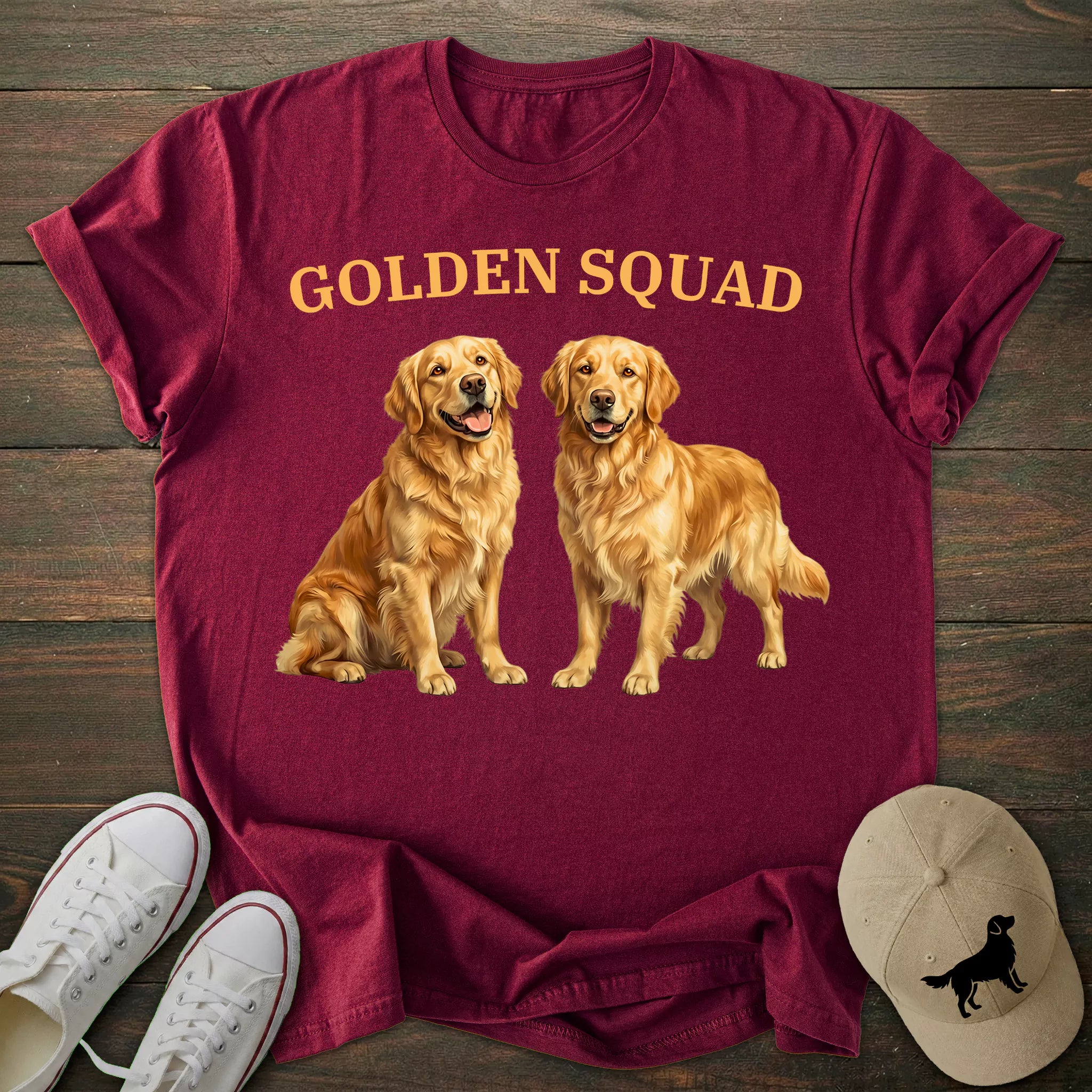 Golden Retriever Squad T-shirt