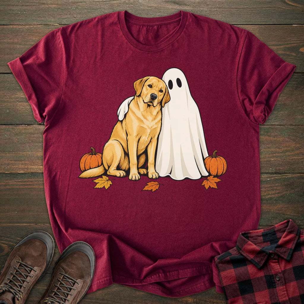 Ghost Hug Yellow Labrador T-shirt