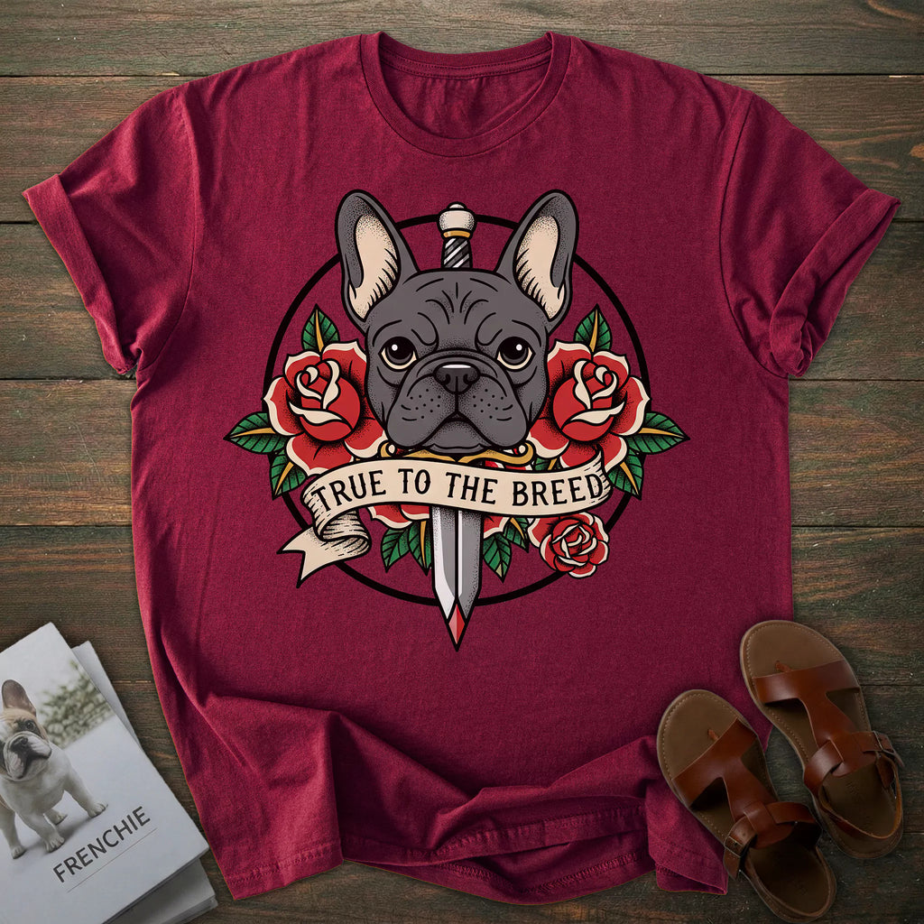 Vintage Tattoo French Bulldog T-shirt