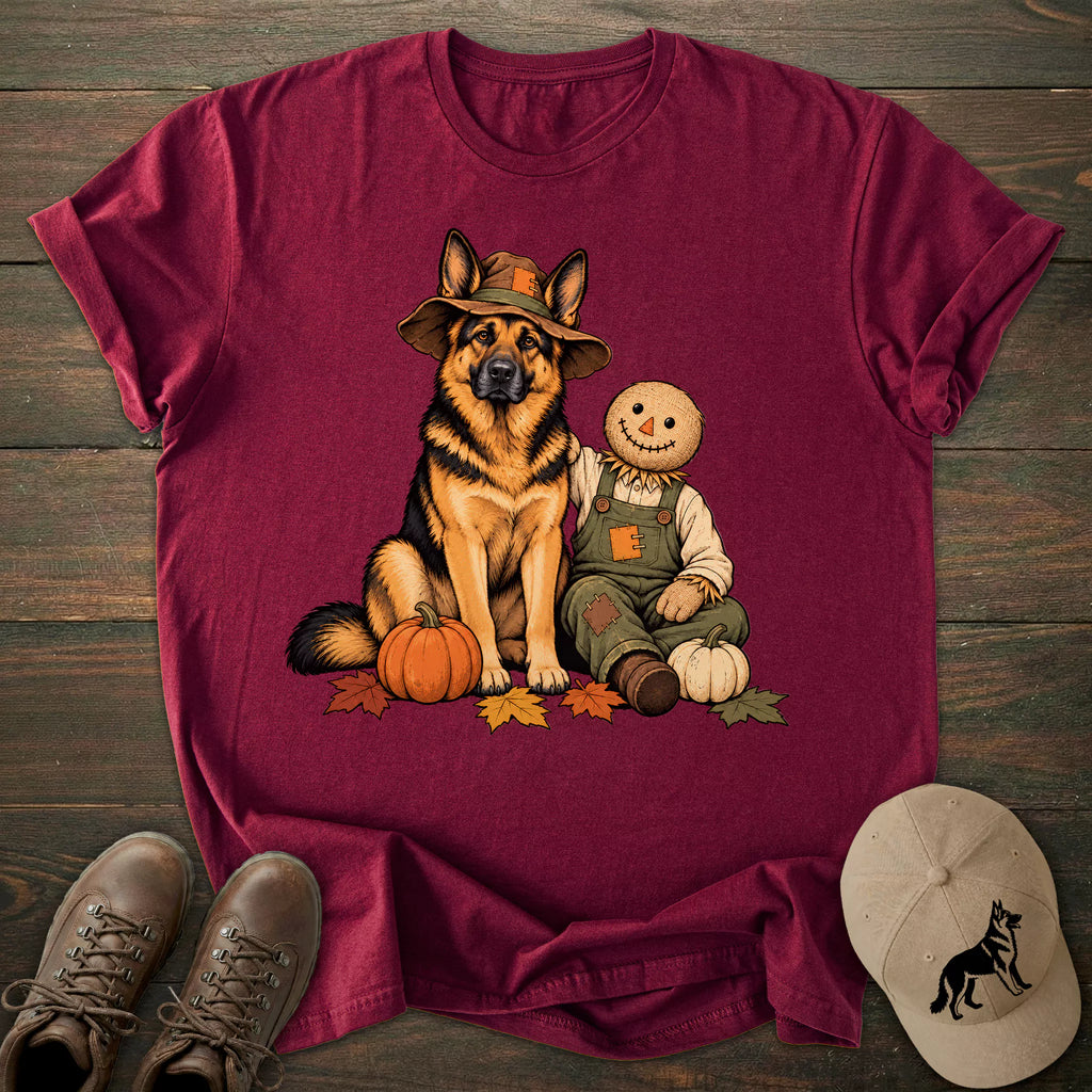 Scarecrow Friend German Shepherd T-shirt