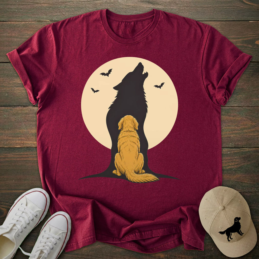 Werewolf Golden Retriever T-shirt