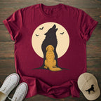Werewolf Golden Retriever T-shirt