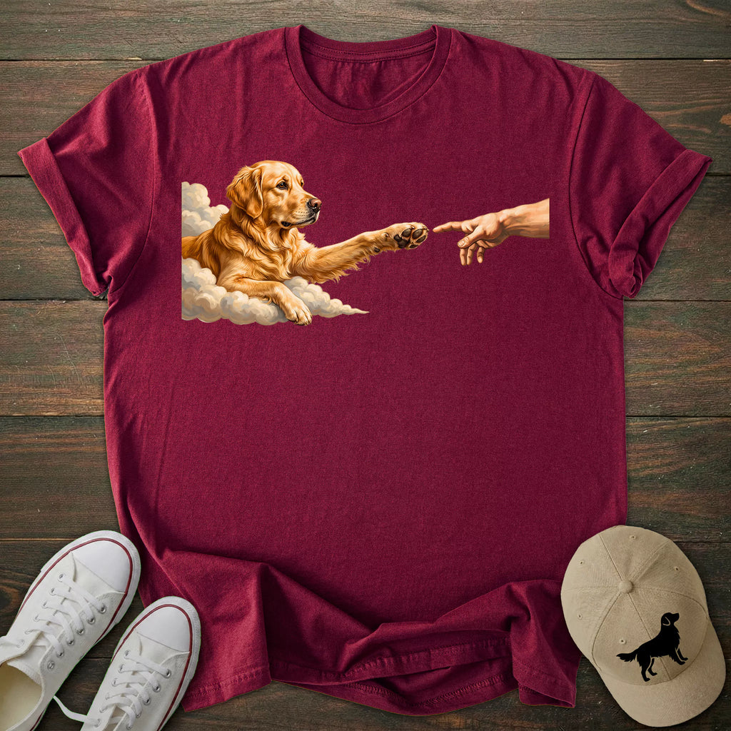 Paw Golden Retriever T-shirt