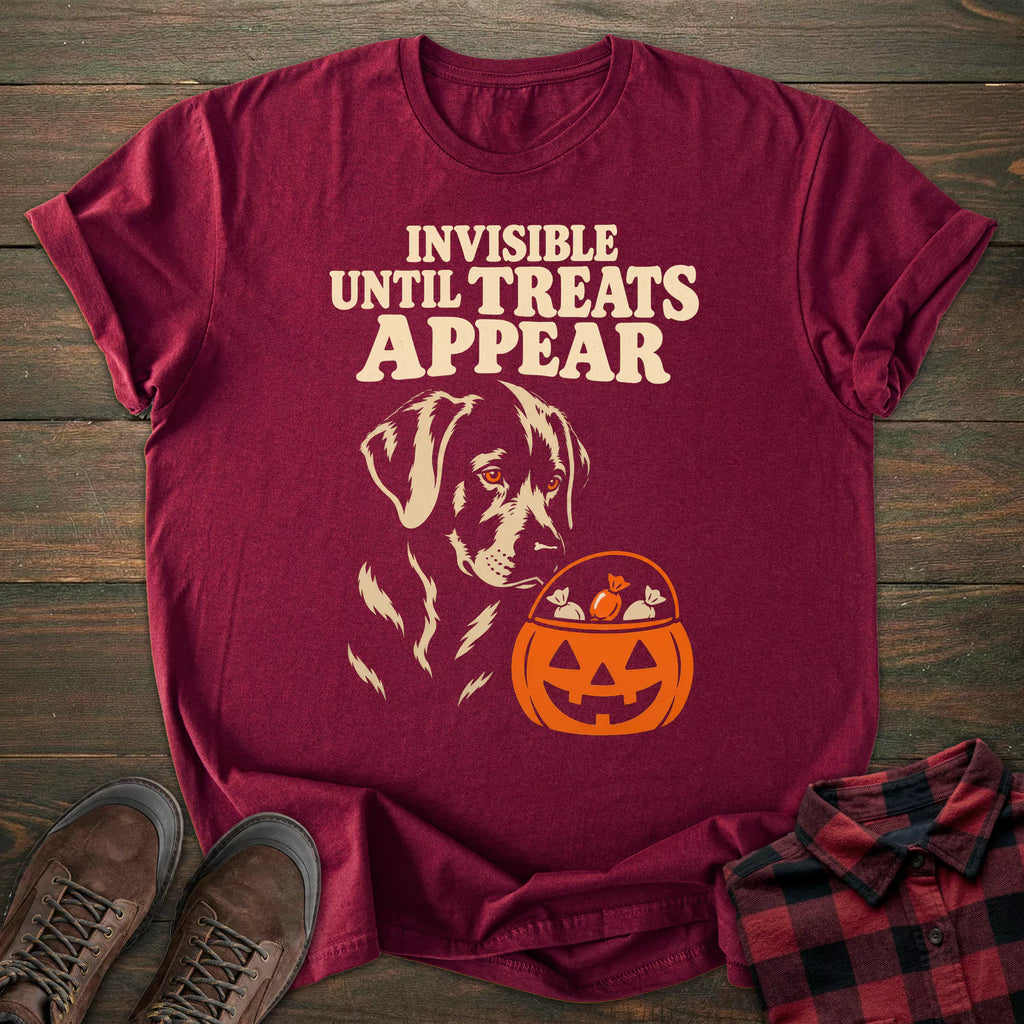 Invisible Black Labrador T-shirt
