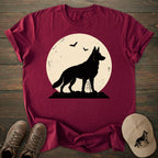 Halloween Moon German Shepherd T-shirt