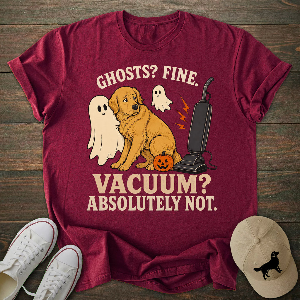 Ghosts Fine Golden Retriever T-shirt