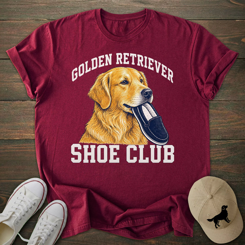 Shoe Club Golden Retriever T-shirt