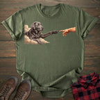 Paw Silver Labrador T-shirt