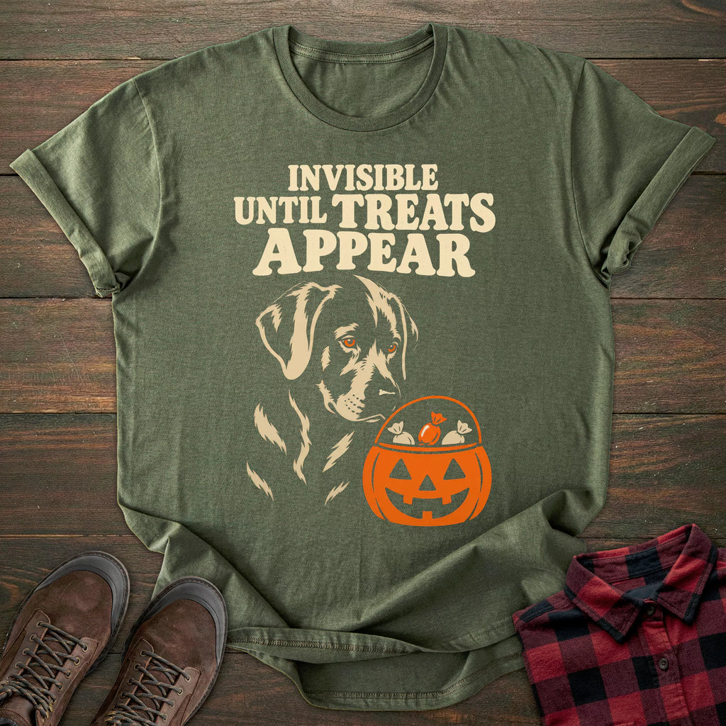 Invisible Black Labrador T-shirt