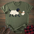 Walking Ghost Black Labrador T-shirt