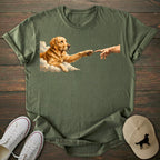 Paw Golden Retriever T-shirt