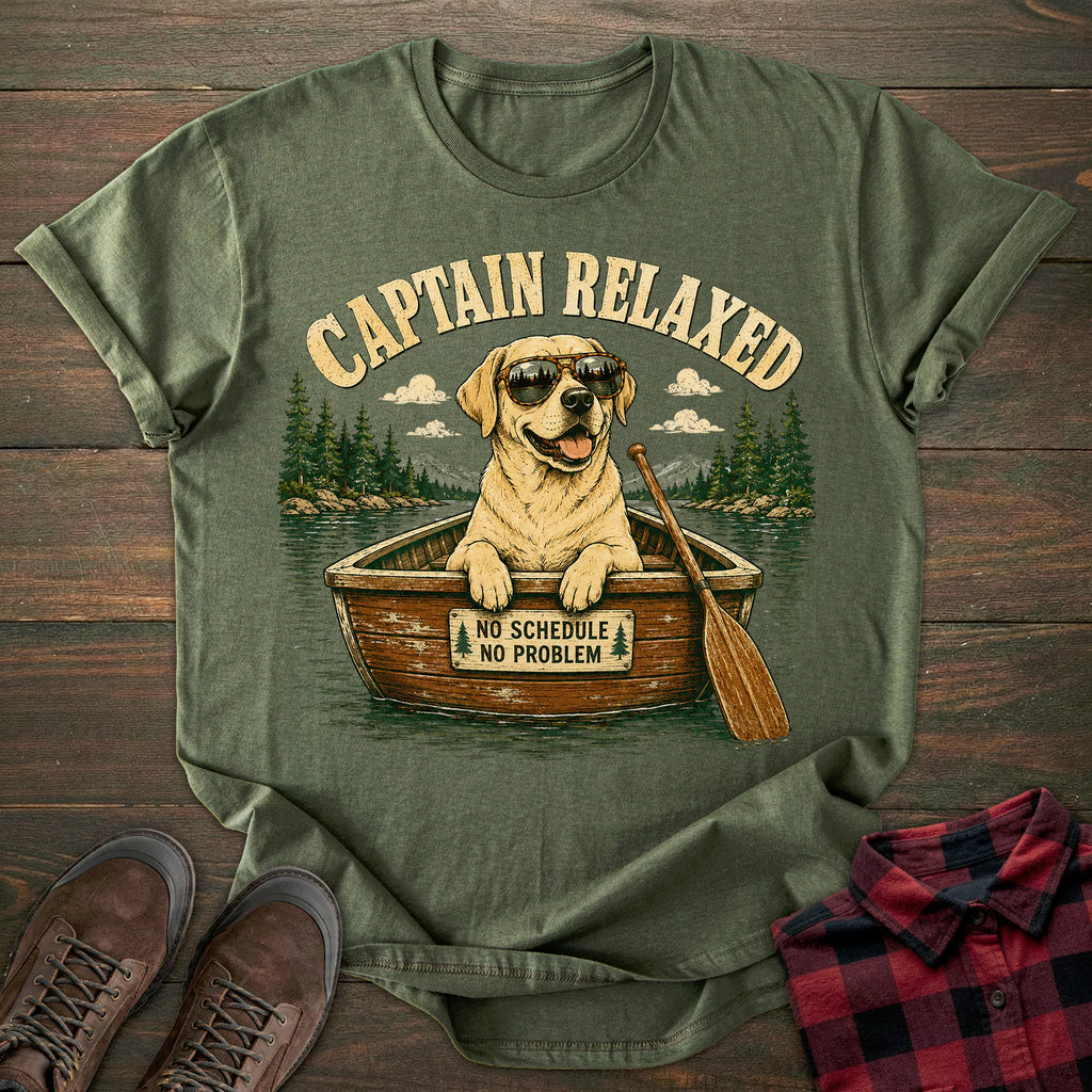 Captain Yellow Labrador T-shirt