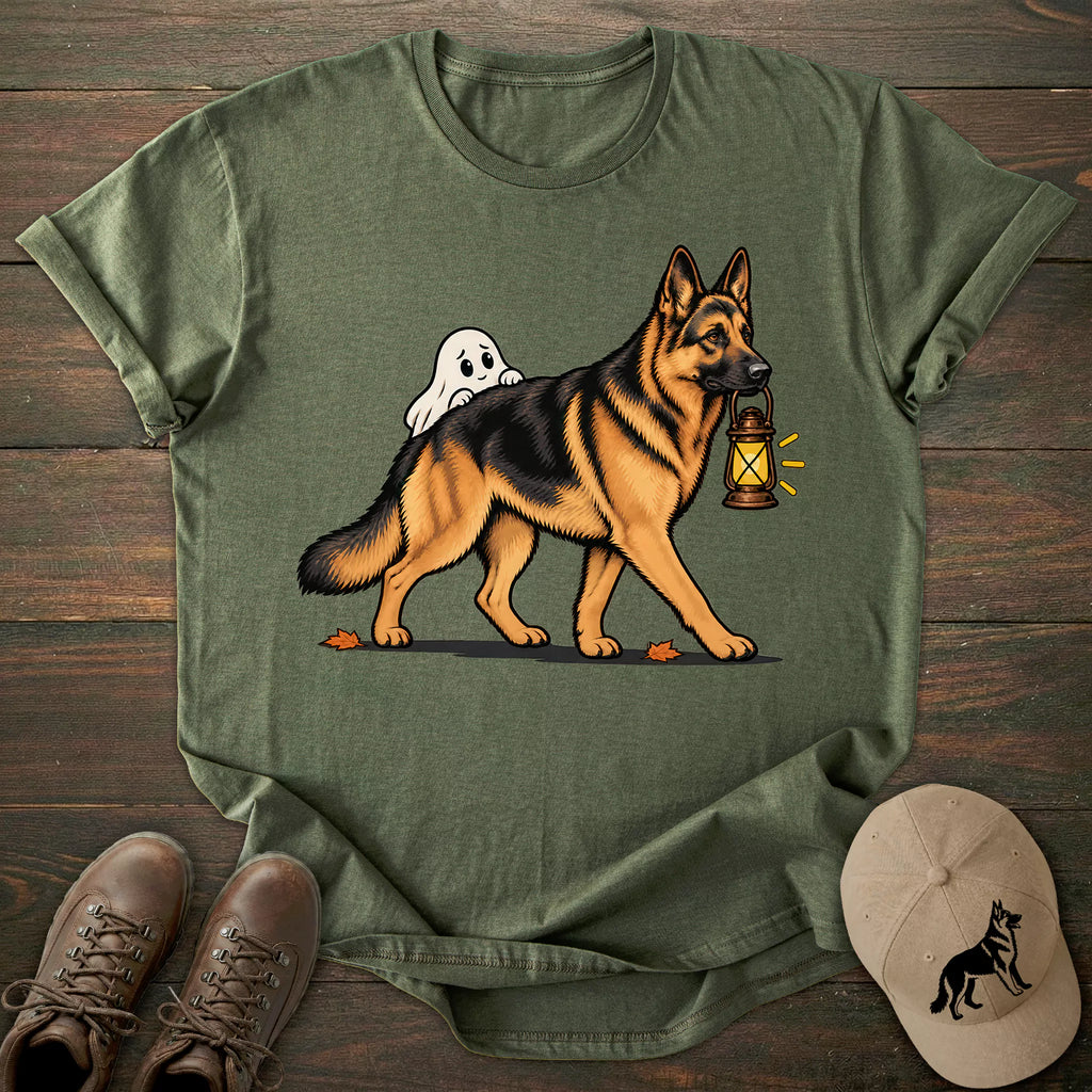 Lantern German Shepherd T-shirt