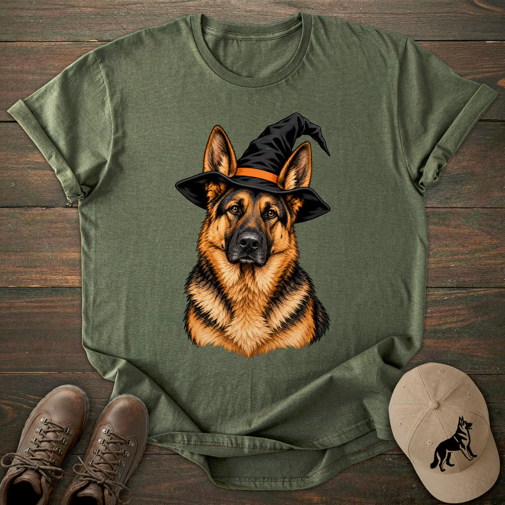 Witch German Shepherd T-shirt